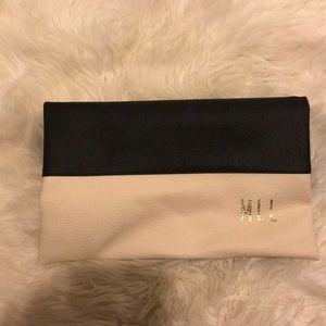 Monogrammed Leather Clutch